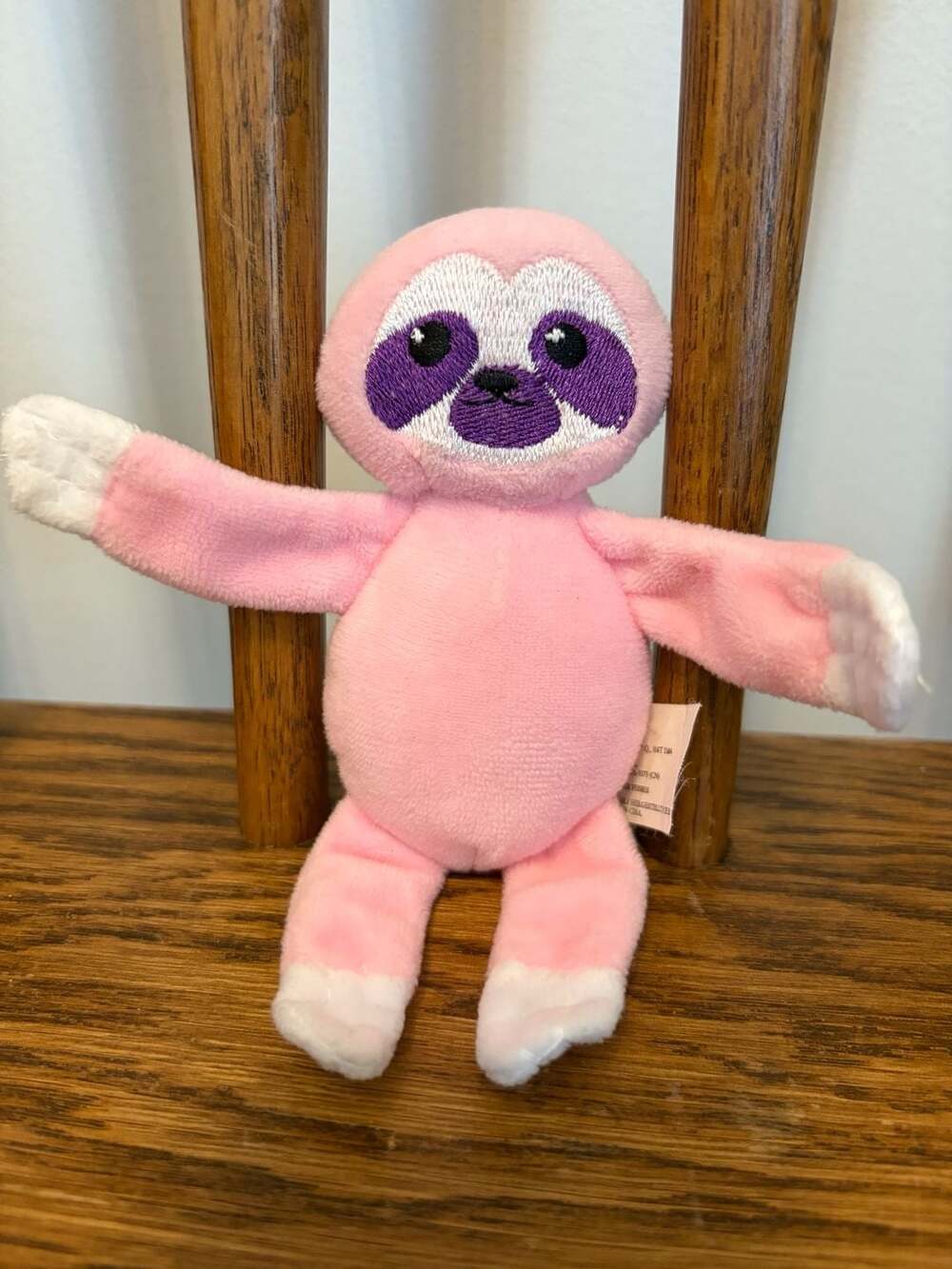 Battat Pink Sloth Plush Toy Stuffed Animal 5 Inches